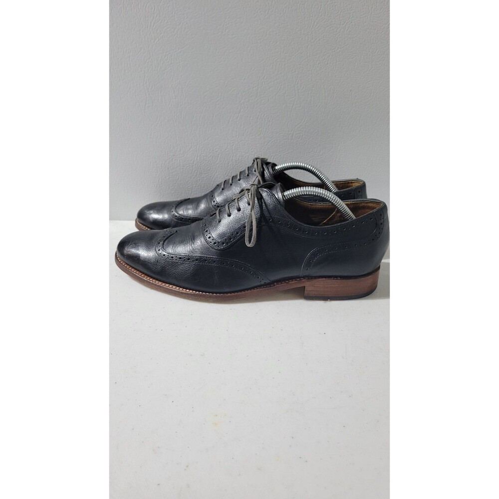 Grenson Grain  5252 450 Leather Black Shoes Mens Sz 9 F